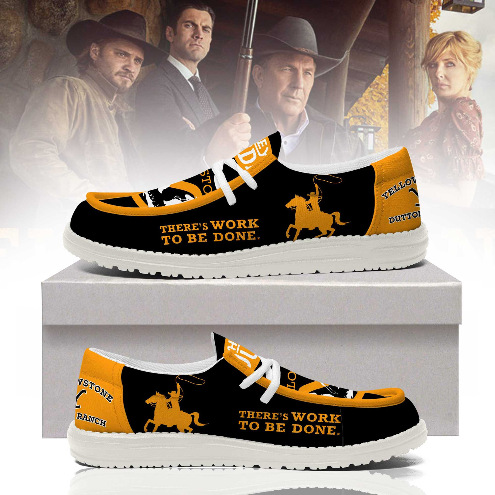 JWFancy Yellowstone – Custom Name Hey Dude