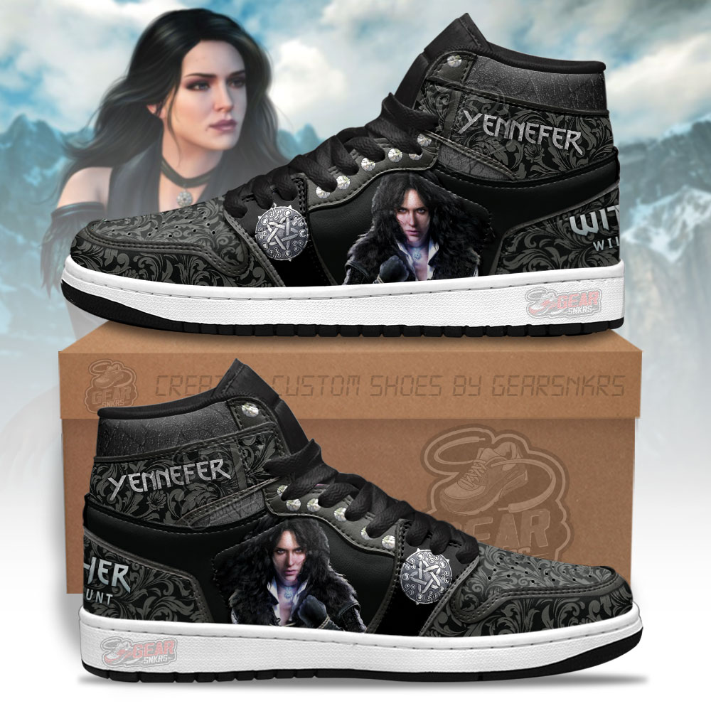 JWFancy Yennefer The Witcher AJ1 High Sneakers Shoes For Men And Women