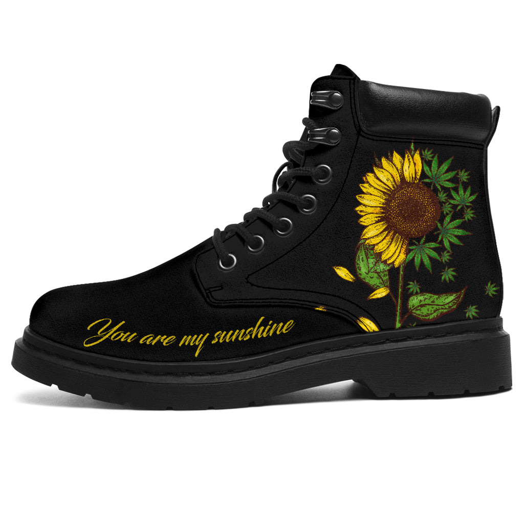 JWFancy You Are My Sunshine - Weed Boots Shoes For Men And Women