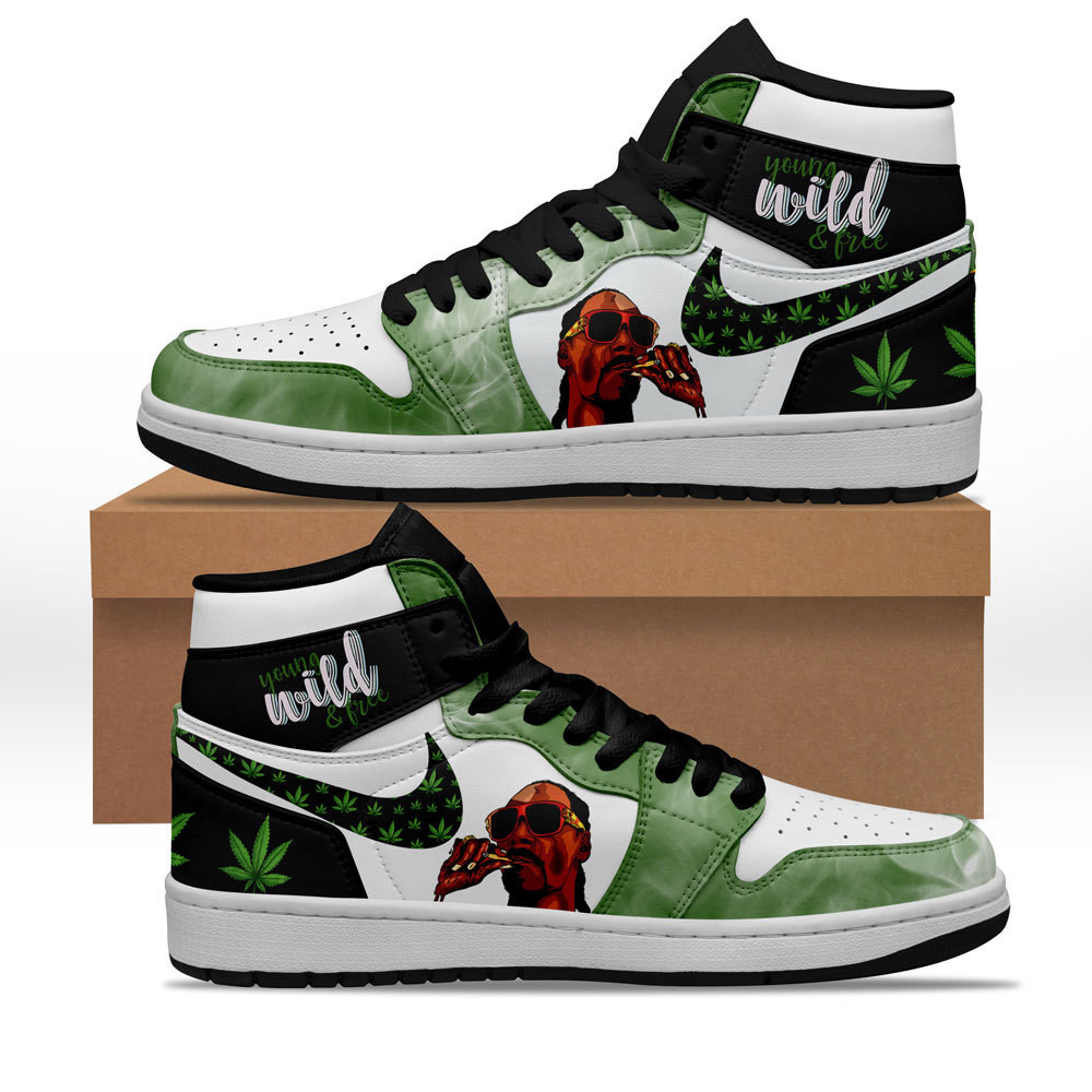 JWFancy Young Wild & Free AJ1 High Sneakers Shoes For Men And Women