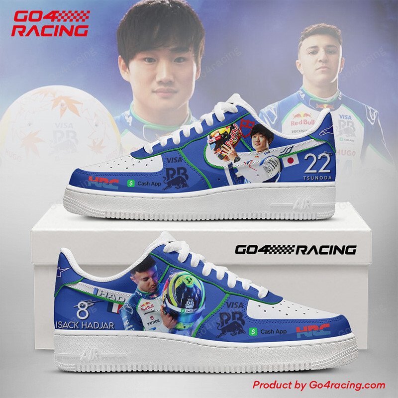 JWFancy Yuki Tsunoda x Isack Hadjar - Racing Bulls Air Low-Top Sneakers Shoes For Men And Women
