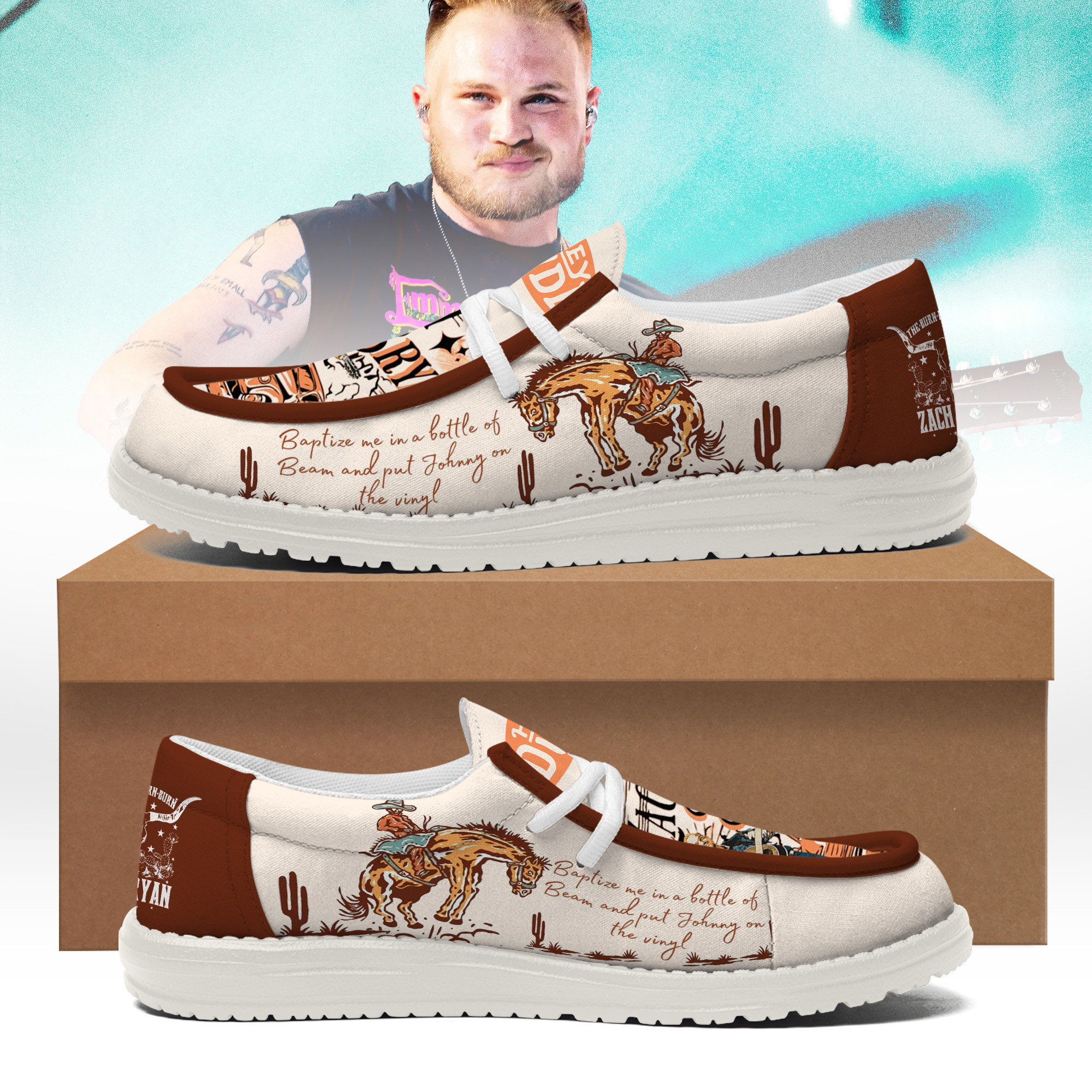 JWFancy Zach Bryan – Custom Name Hey Dude