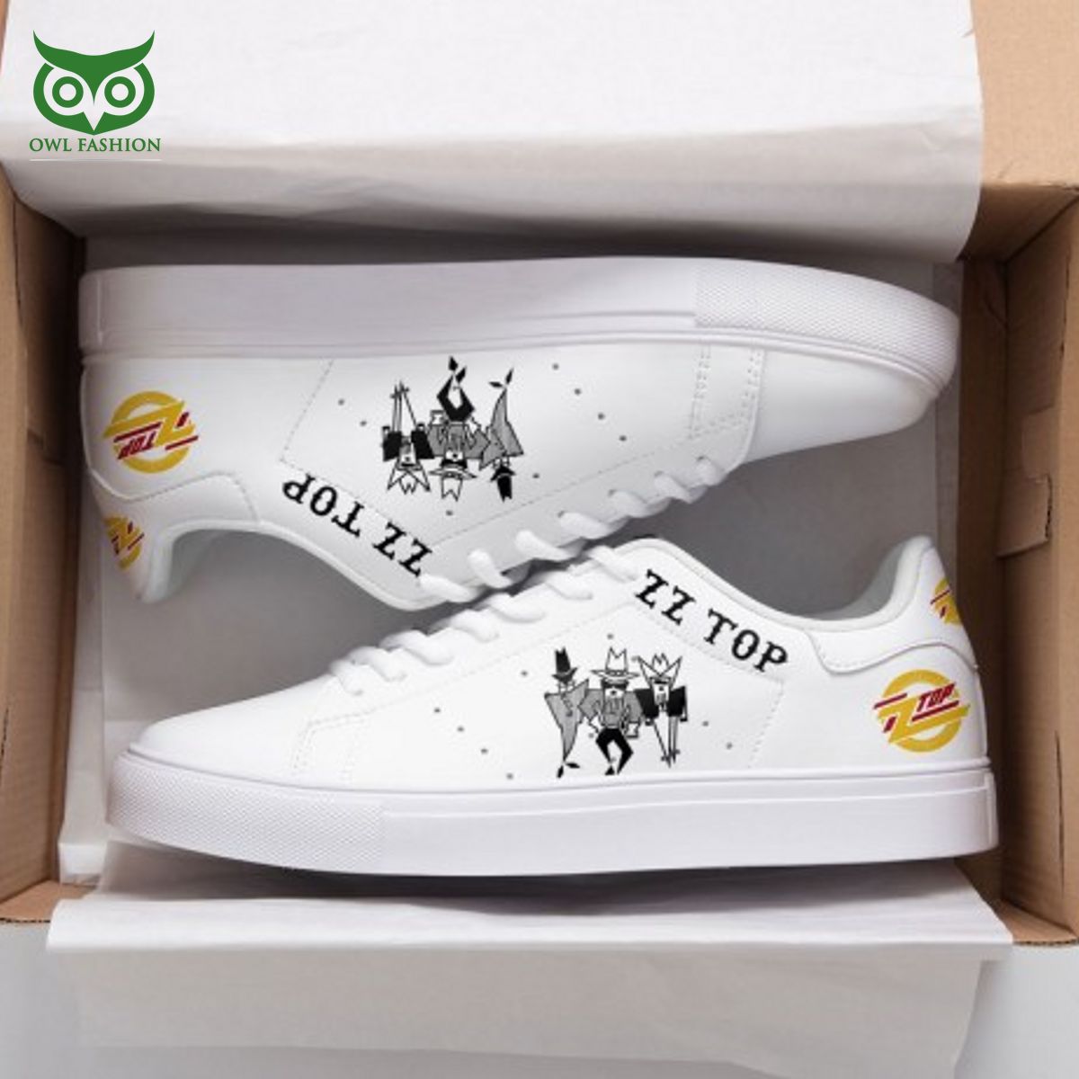 JWFancy ZZ Top Skate Stan Shoes Sneakes For Men And Women