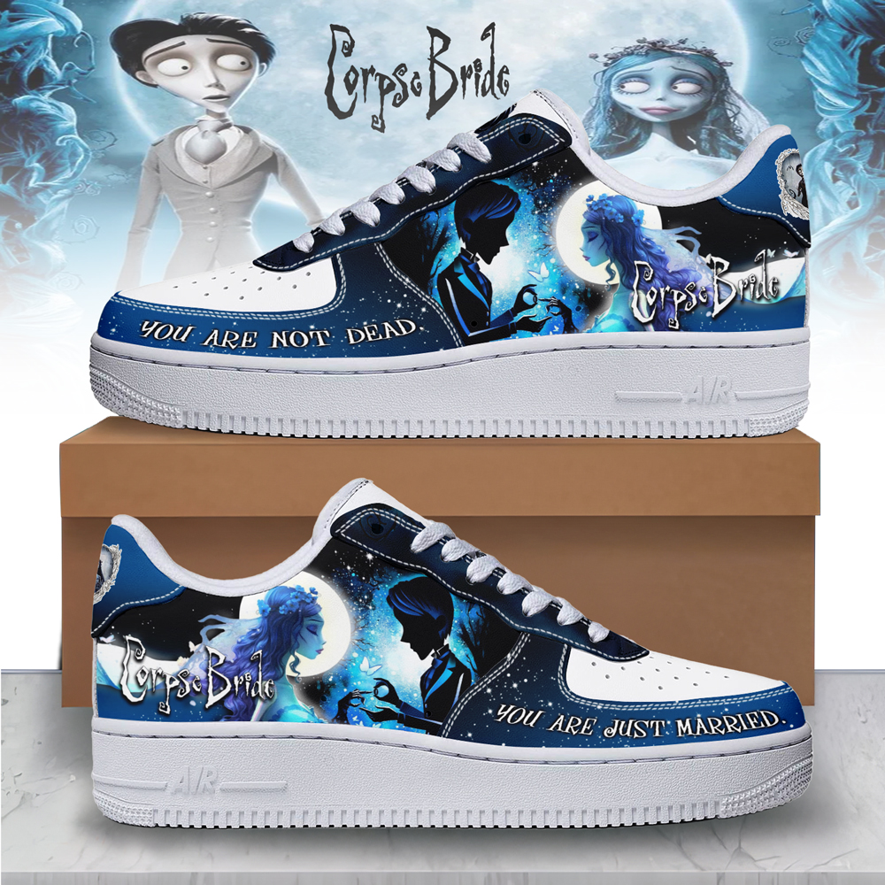 JWFancy Corpse Bride x Halloween Air Low-Top Sneakers Shoes For Men And Women