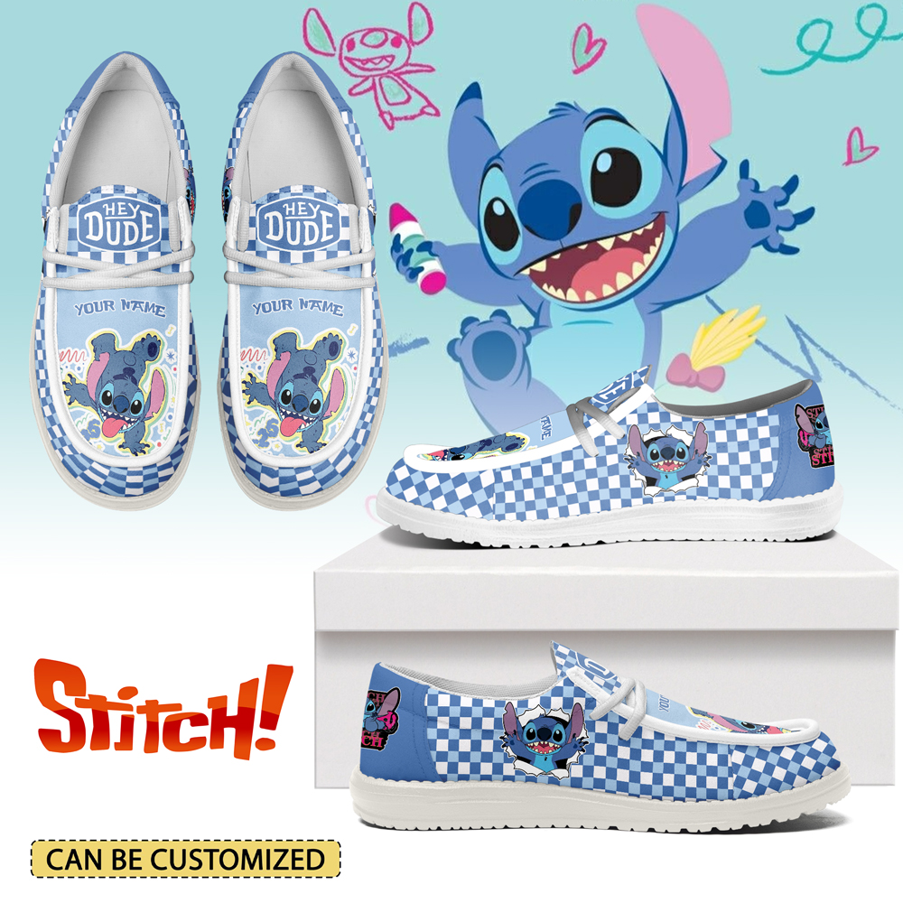 JWFancy Stitch Personalized Hey Dude Shoes For Men And Women
