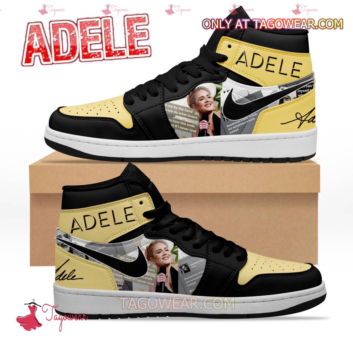 JWFancy Adele  AJ1 High Sneakers Shoes For Men And Women