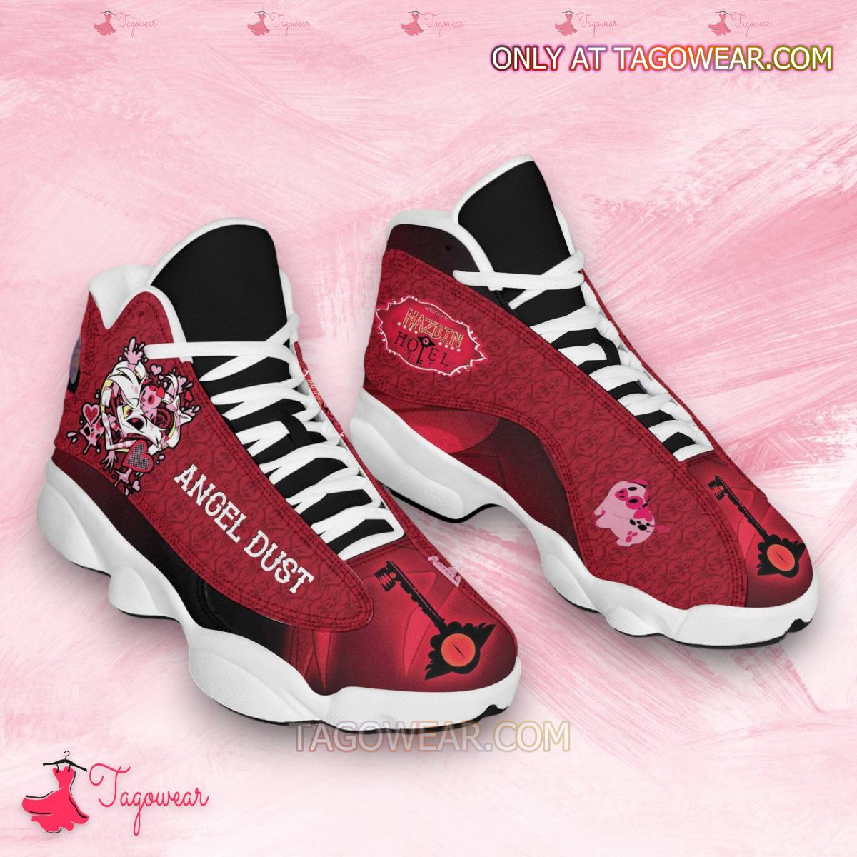 JWFancy Angel Dust Hazbin AJ13 Sneakers Shoes For Men And Women