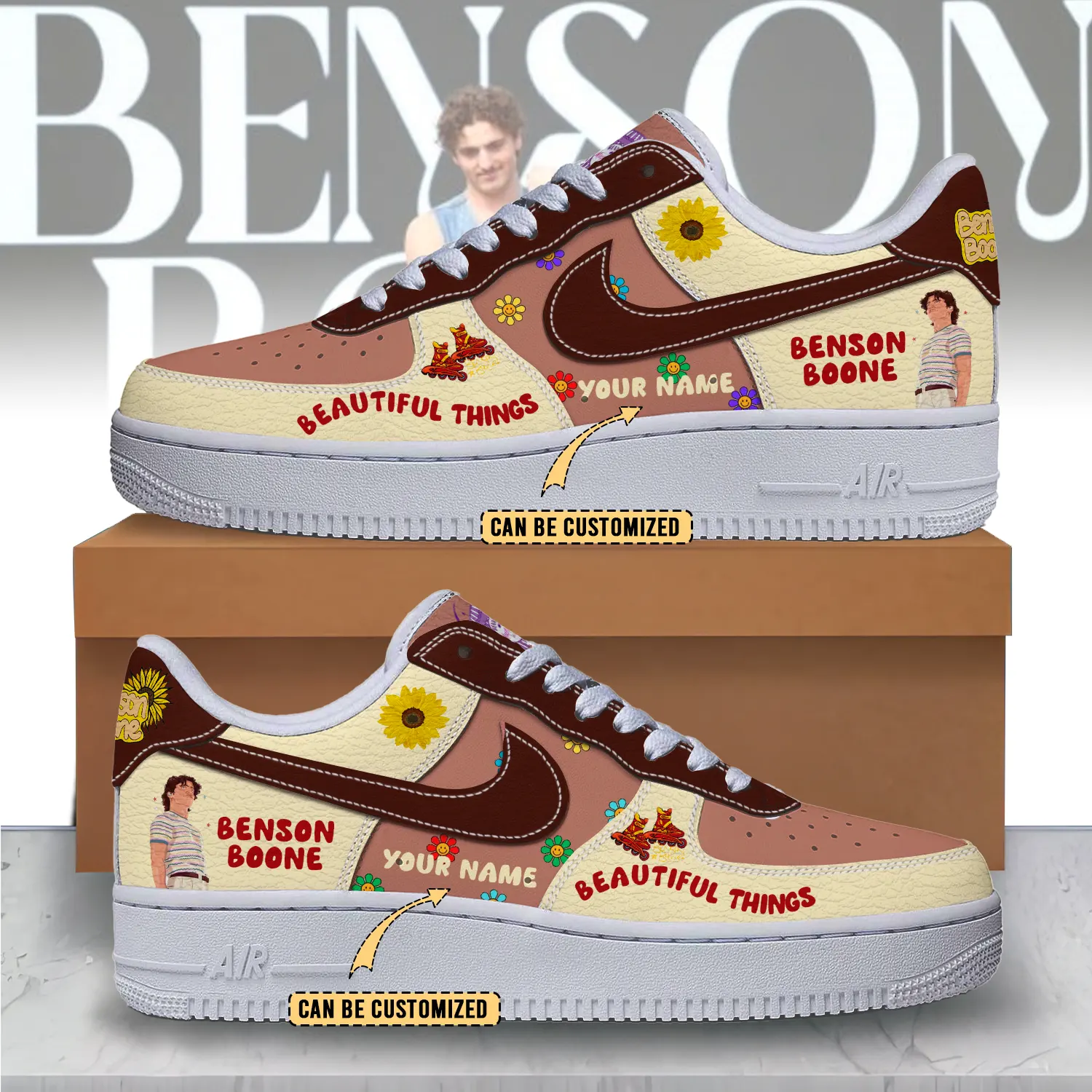 JWFancy Benson Boone Air Low-Top Sneakers Shoes For Men And Women