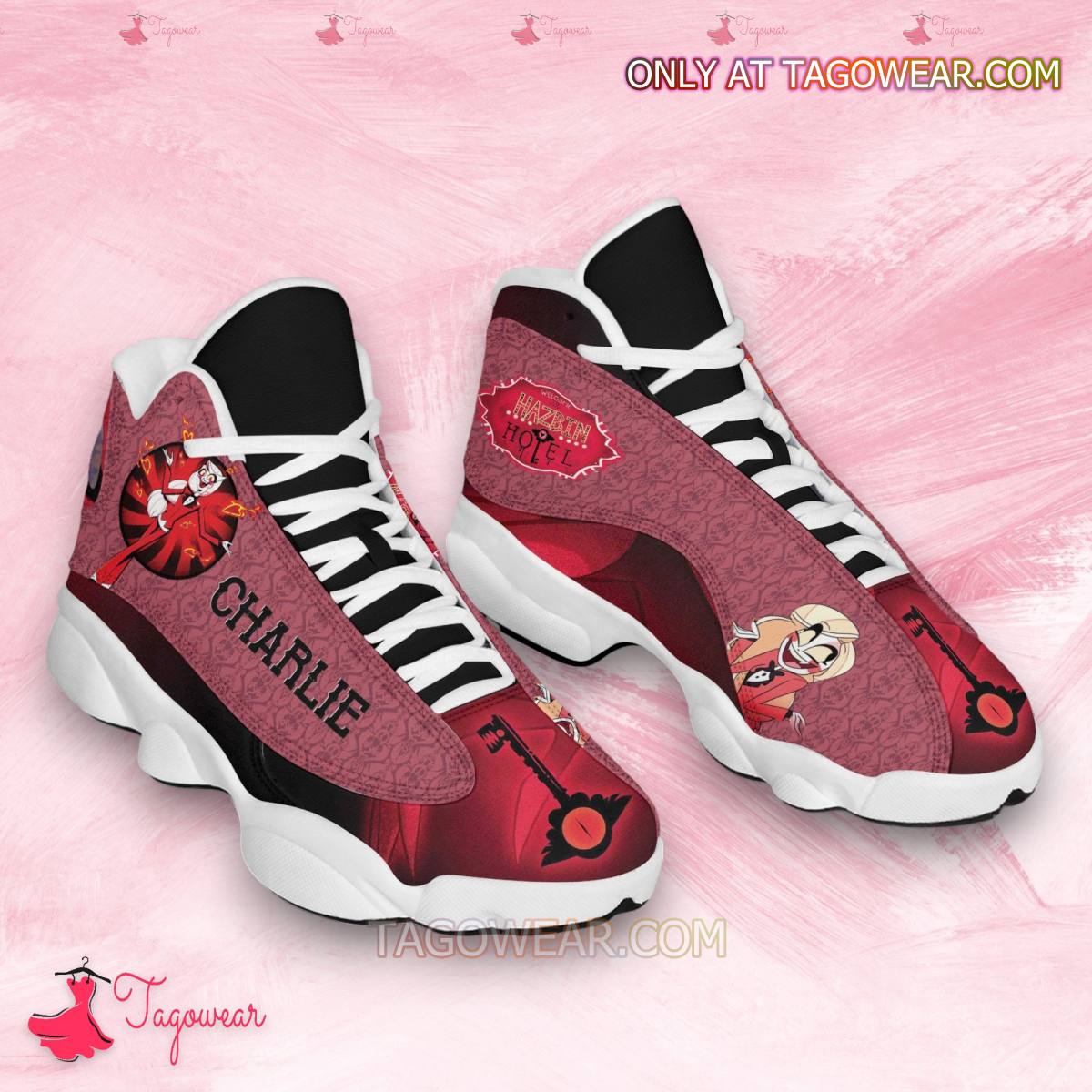 JWFancy Charlie Hazbin AJ13 Sneakers Shoes For Men And Women