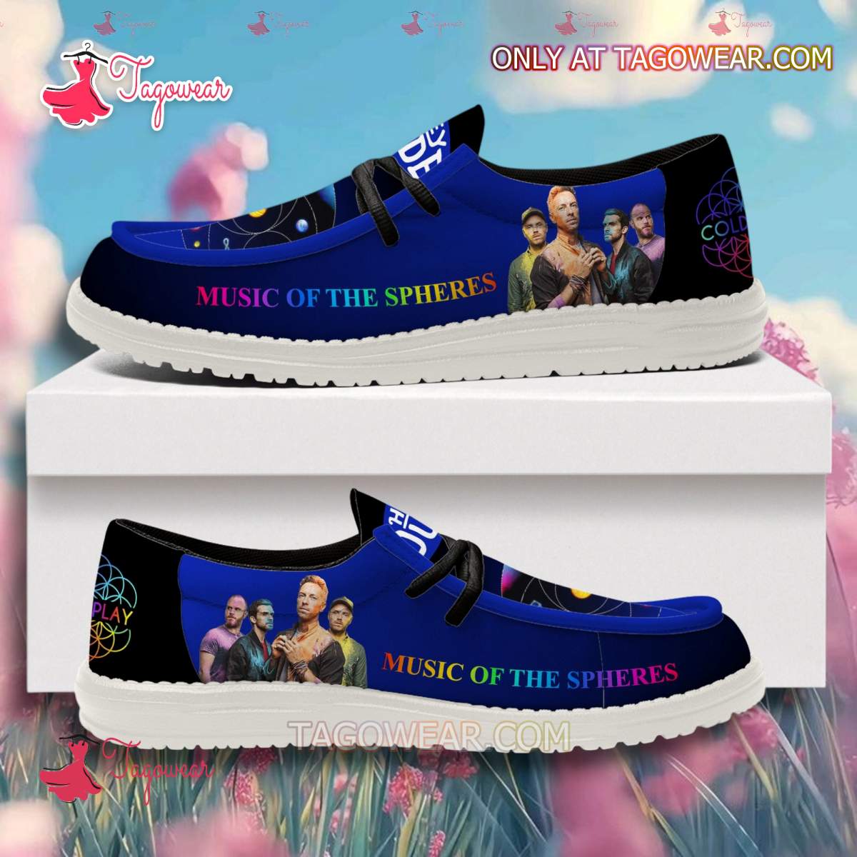 JWFancy Coldplay Hey Dude Shoes Wally Men’s Lace Up Loafers Comfortable For Men And Women