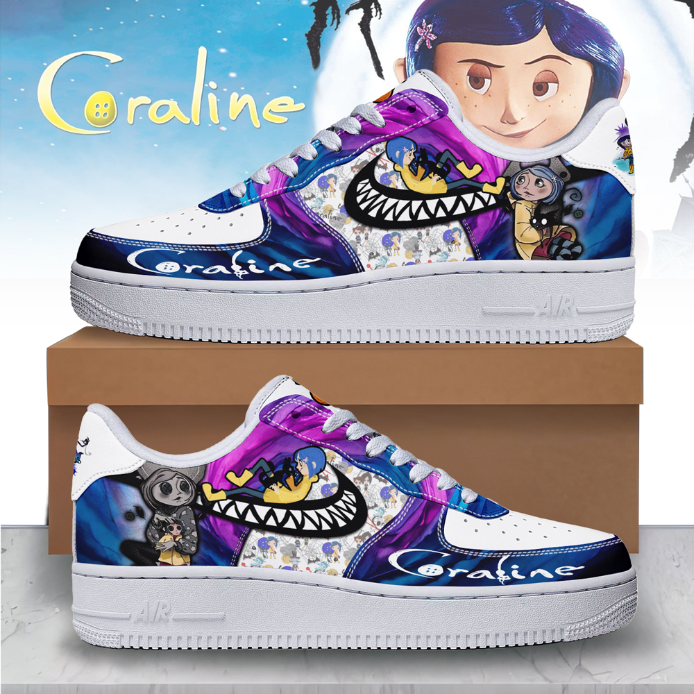 JWFancy Coraline x Halloween Air Low-Top Sneakers Shoes For Men And Women