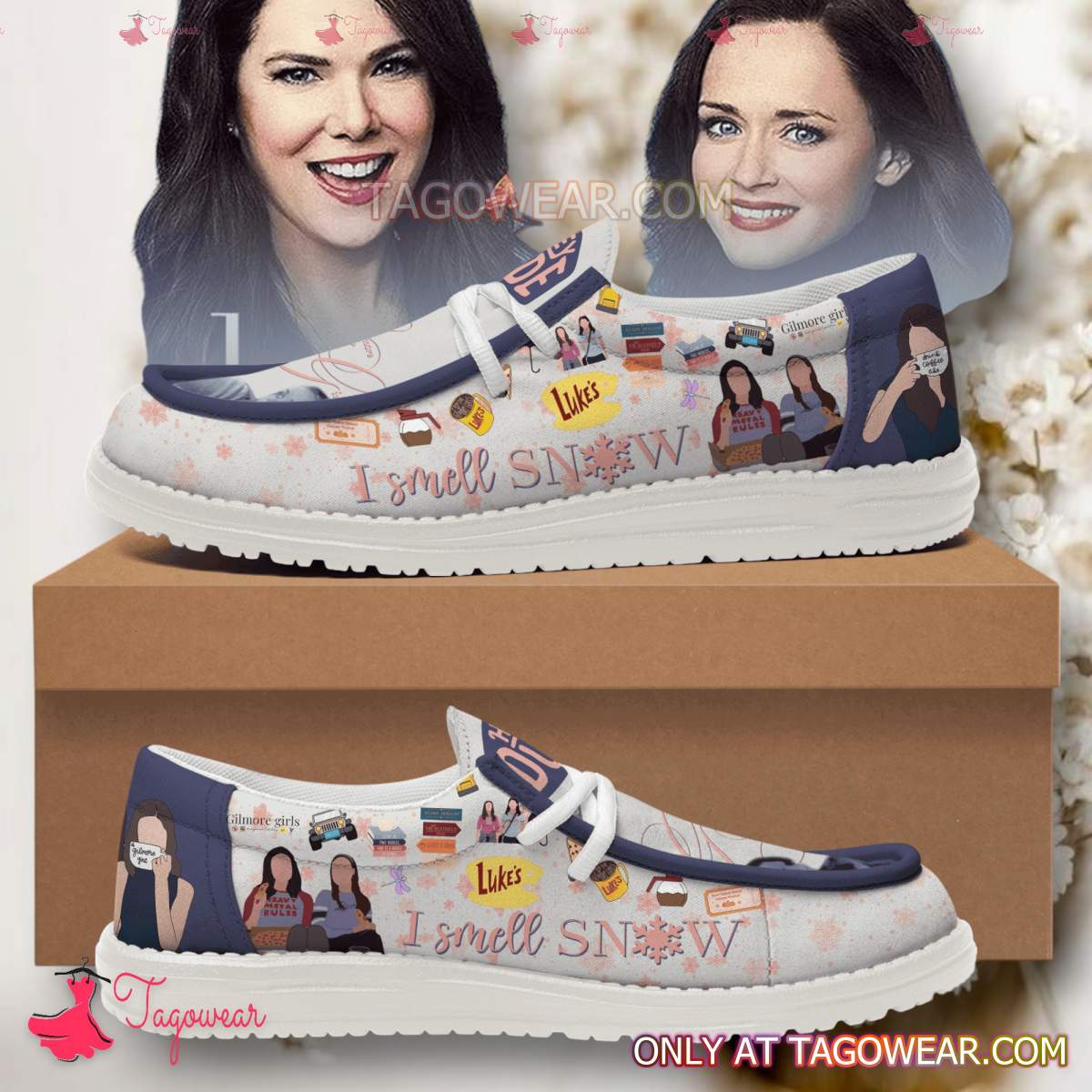 JWFancy Gilmore Girls Hey Dude Shoes Wally Men’s Lace Up Loafers Comfortable For Men And Women