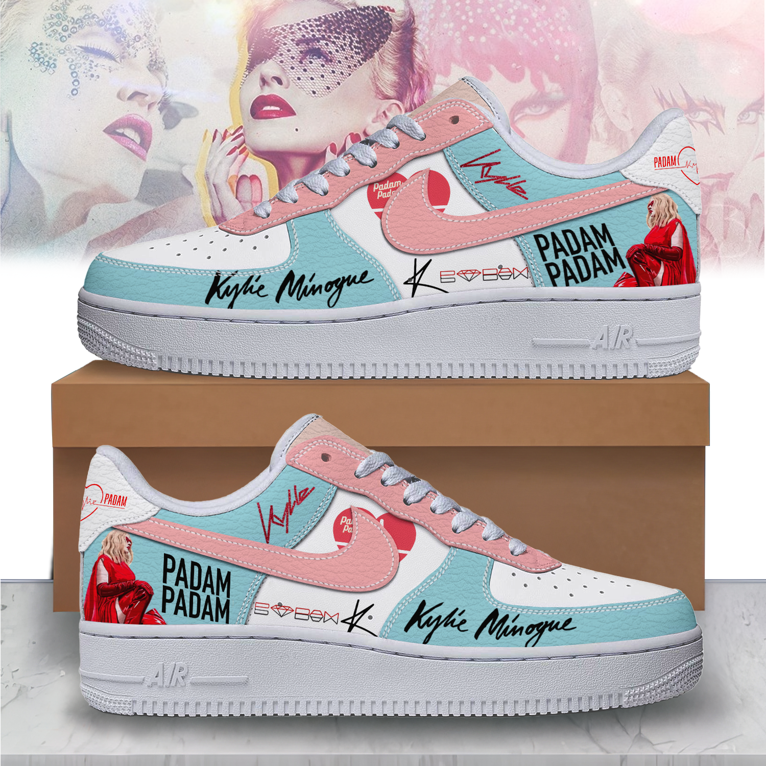 JWFancy Kylie Minogue Air Low-Top Sneakers Shoes For Men And Women