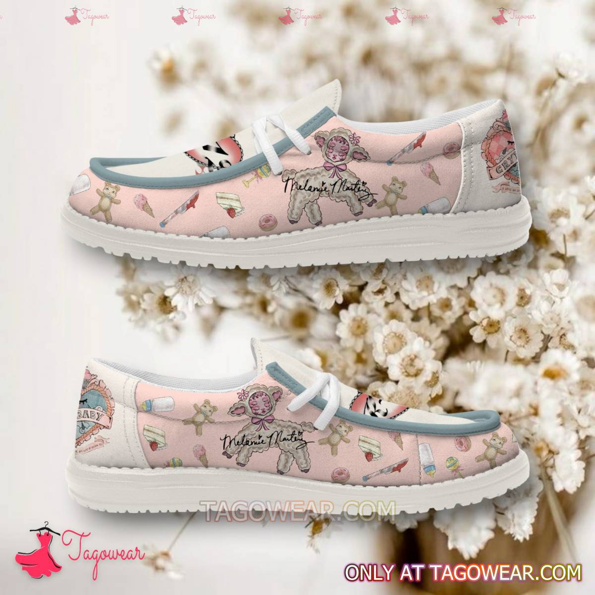 JWFancy Melanie Martinez Hey Dude Shoes Wally Men’s Lace Up Loafers Comfortable For Men And Women