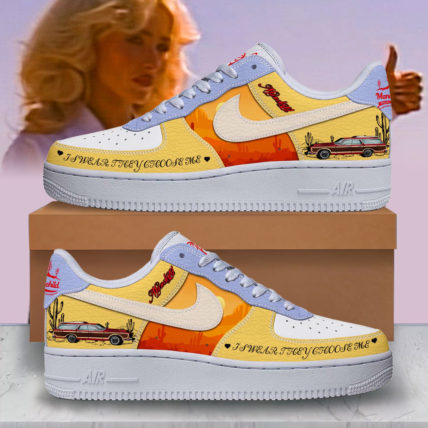 JWFancy Sabrina Carpenter Manchild Air Low-Top Sneakers Shoes For Men And Women