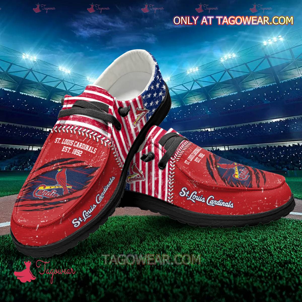 JWFancy St Louis Cardinals Personalized Hey Dude Shoes For Men And Women