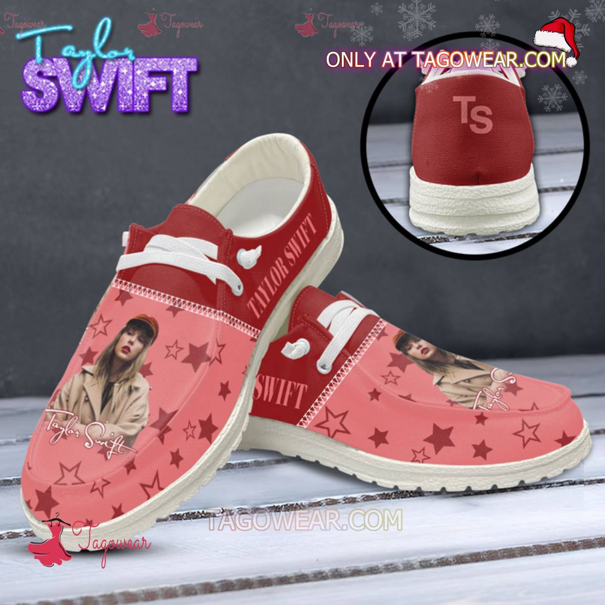 JWFancy Taylor Swift Personalized Hey Dude Shoes For Men And Women