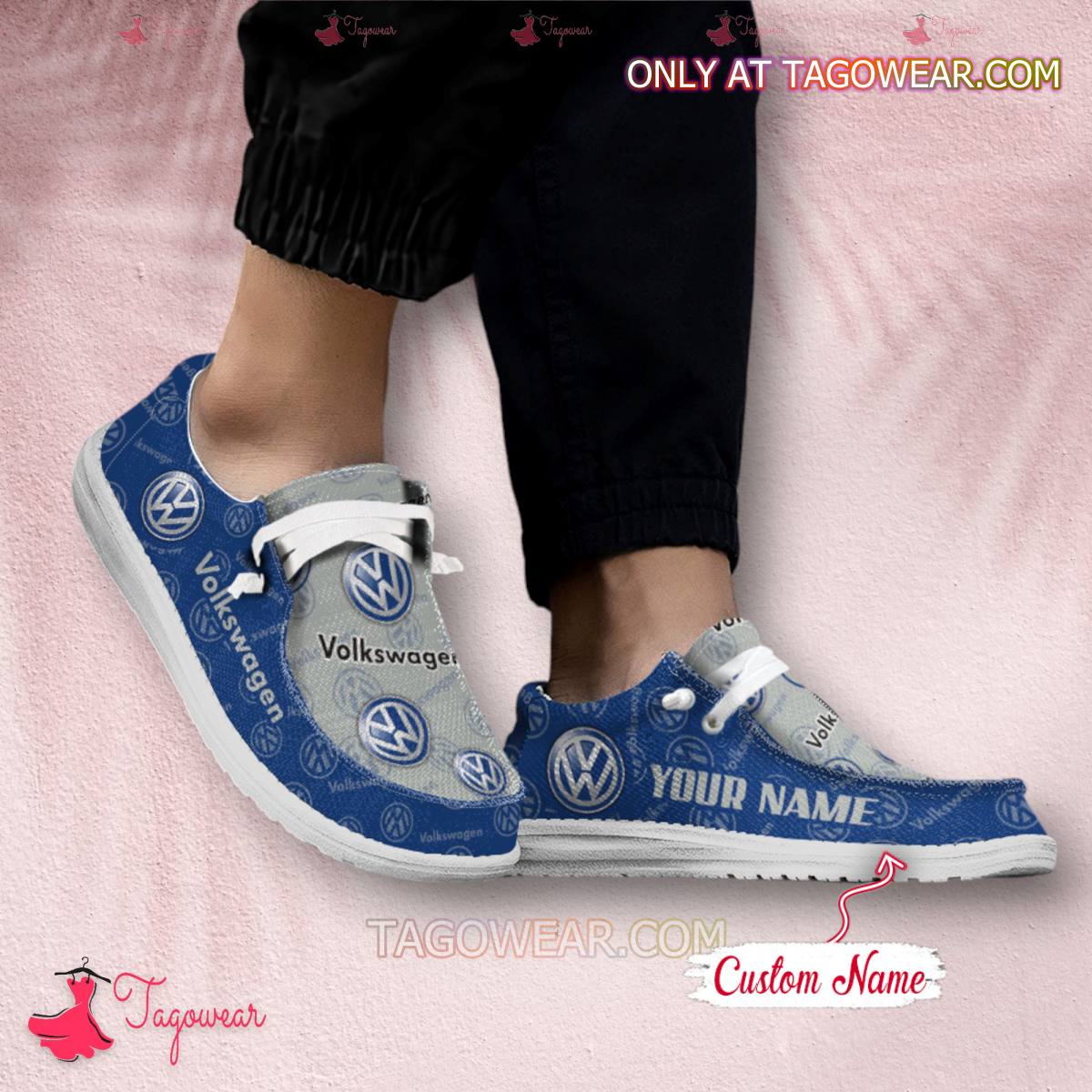 JWFancy Volkswagen Personalized Hey Dude Shoes For Men And Women