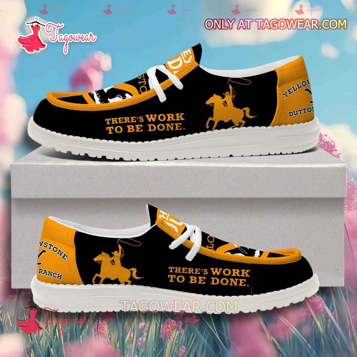 JWFancy Yellowstone Hey Dude Shoes Wally Men’s Lace Up Loafers Comfortable For Men And Women