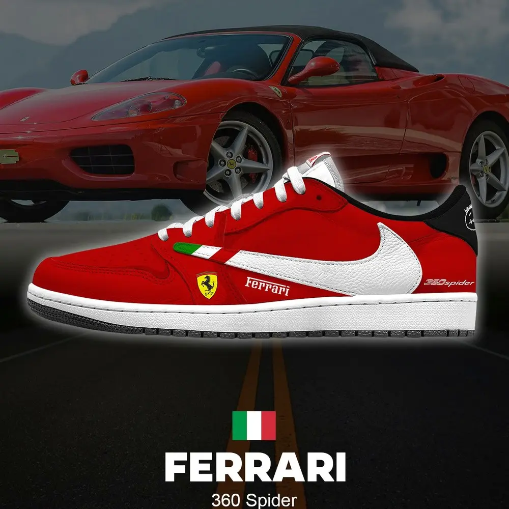 JWFancy 360 Spider AJ1 Low Sneakers Shoes For Men And Women