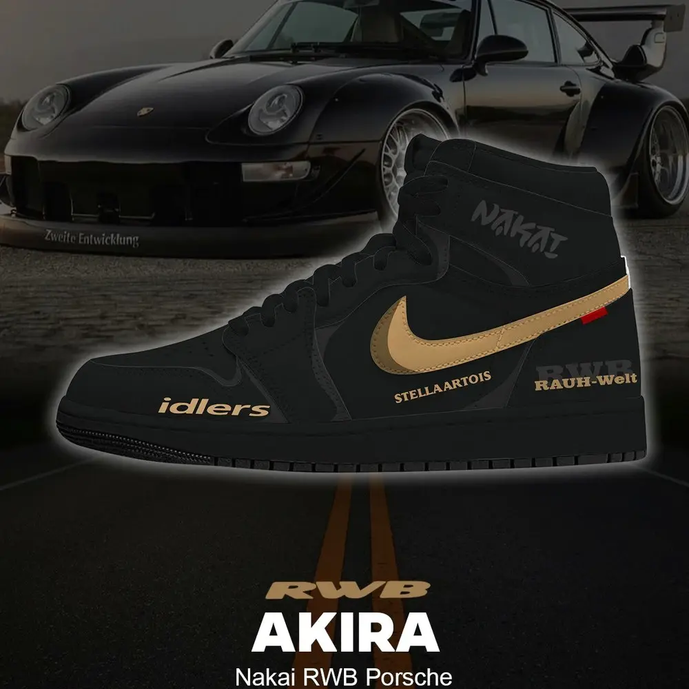 JWFancy Akira Nakai RWB AJ1 High Sneakers Shoes For Men And Women