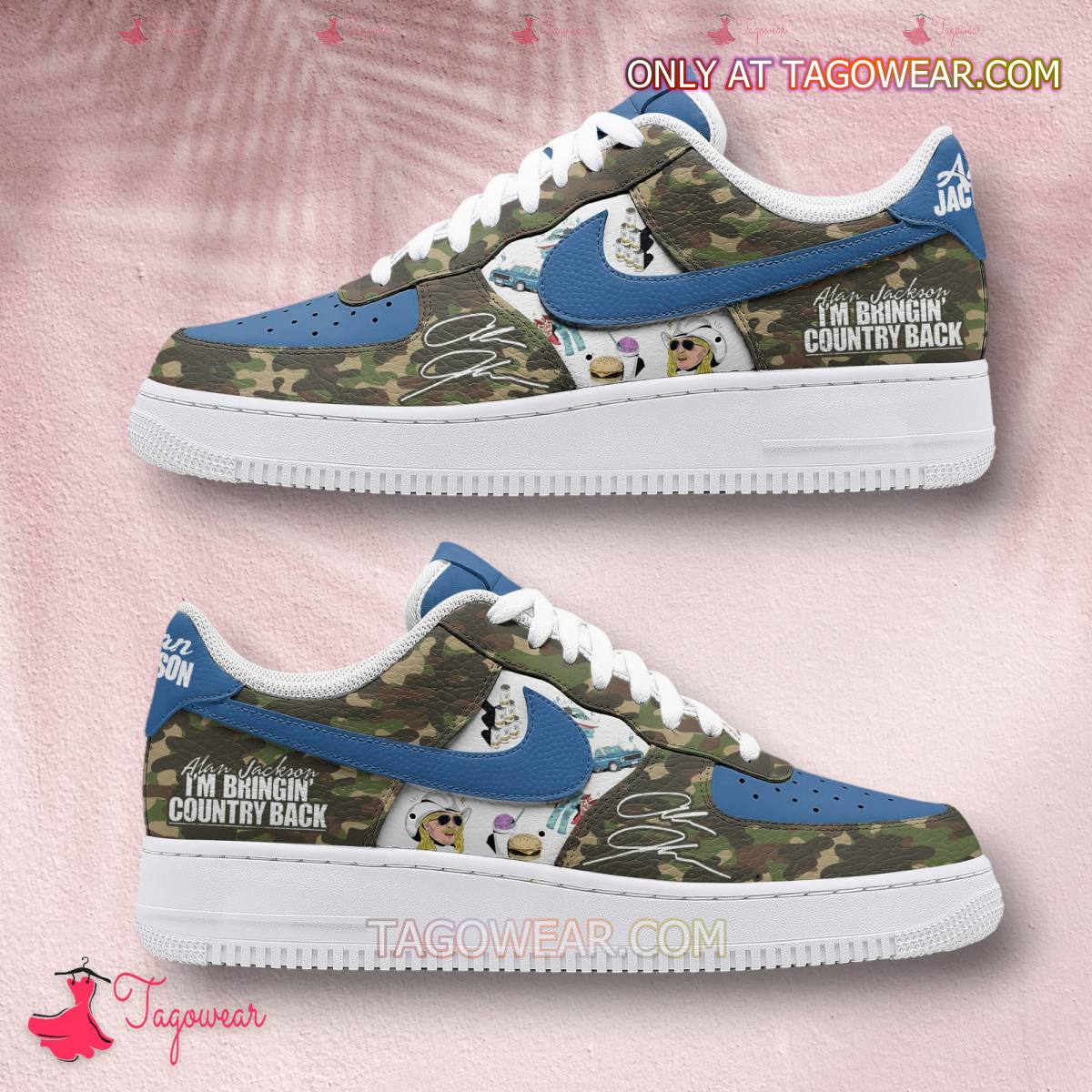 JWFancy Alan Jackson Air Low-Top Sneakers Shoes For Men And Women