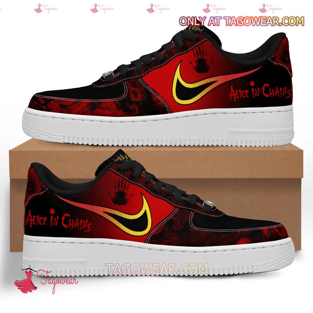 JWFancy Alice In Chains Air Low-Top Sneakers Shoes For Men And Women