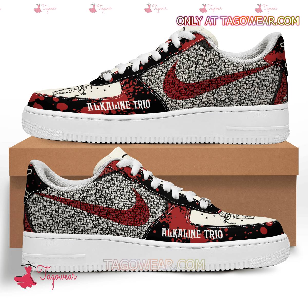 JWFancy Alkaline Trio Air Low-Top Sneakers Shoes For Men And Women