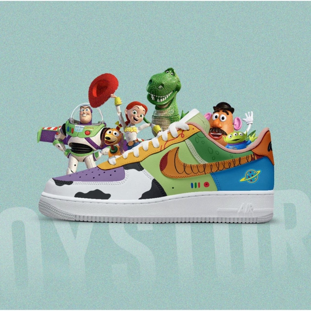 JWFancy ALL Toy Story Air Low-Top Sneakers Shoes For Men And Women