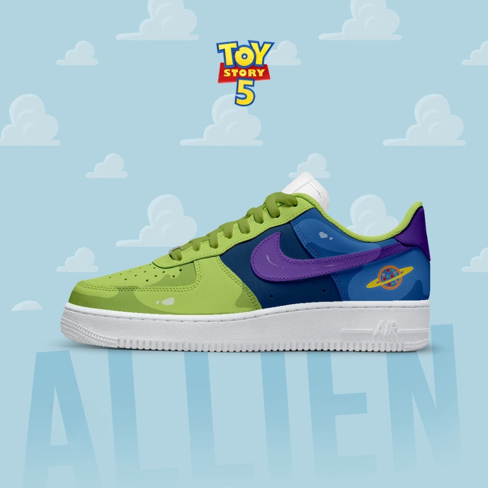 JWFancy Allien Toy Story Air Low-Top Sneakers Shoes For Men And Women