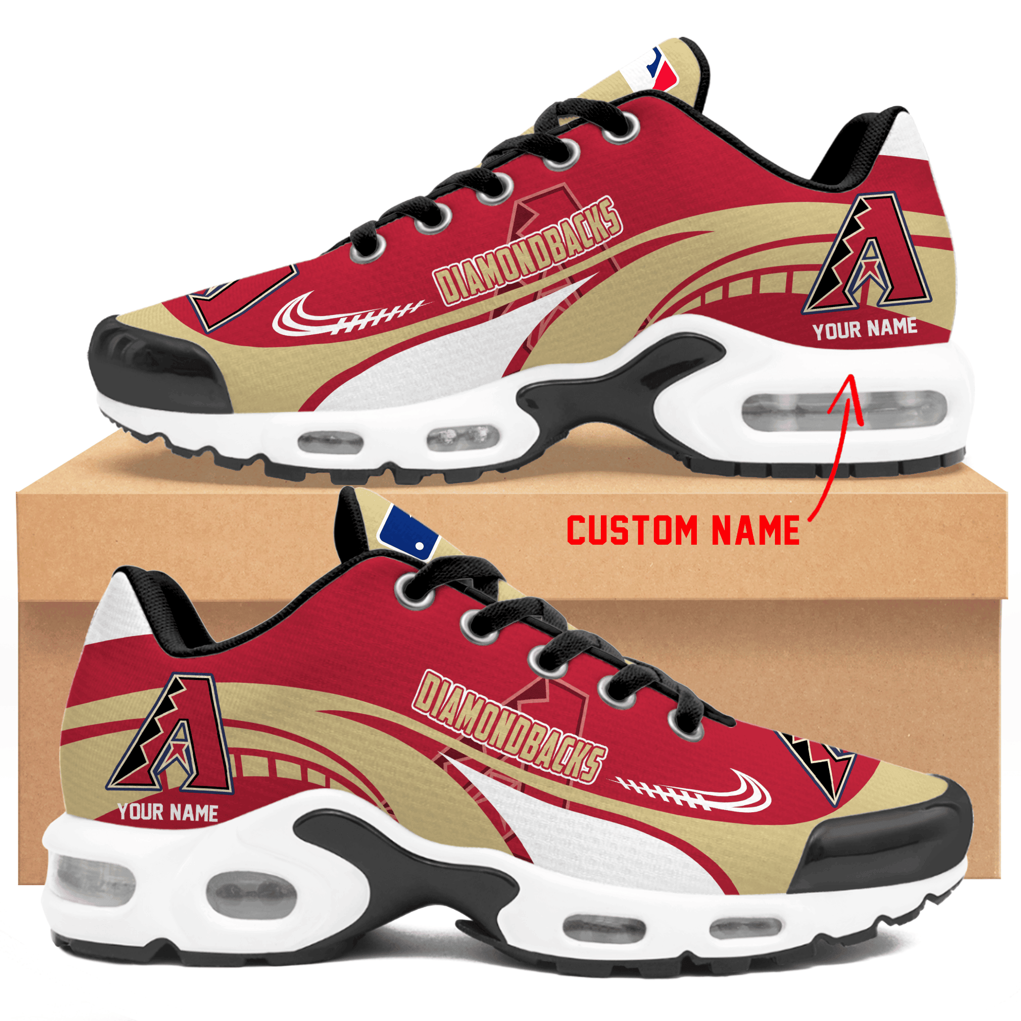 JWFancy Arizona Diamondbacks TN Shoes Sneakers For Men And Women