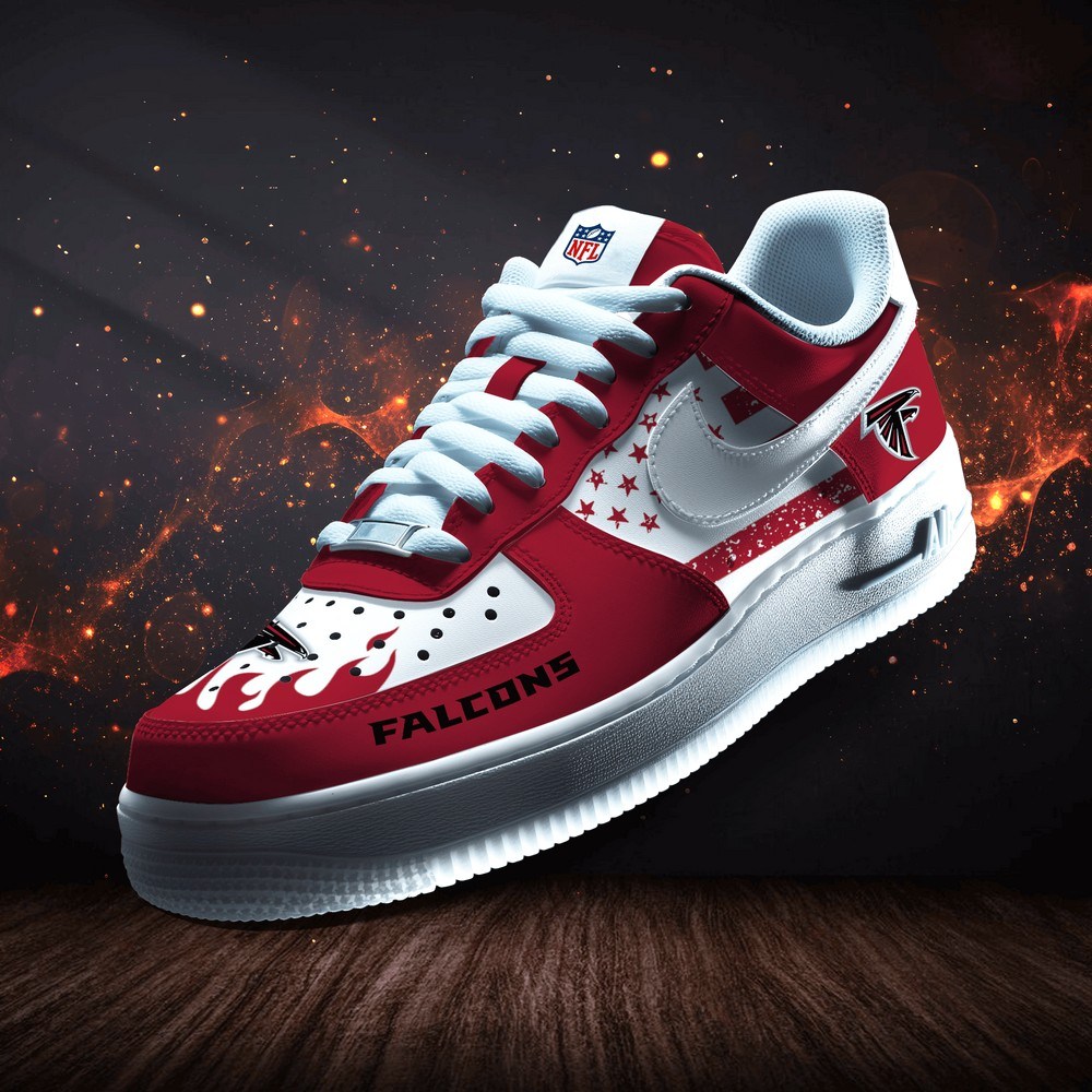 JWFancy Atlanta Falcons Version 8 Air Low-Top Sneakers Shoes For Men And Women
