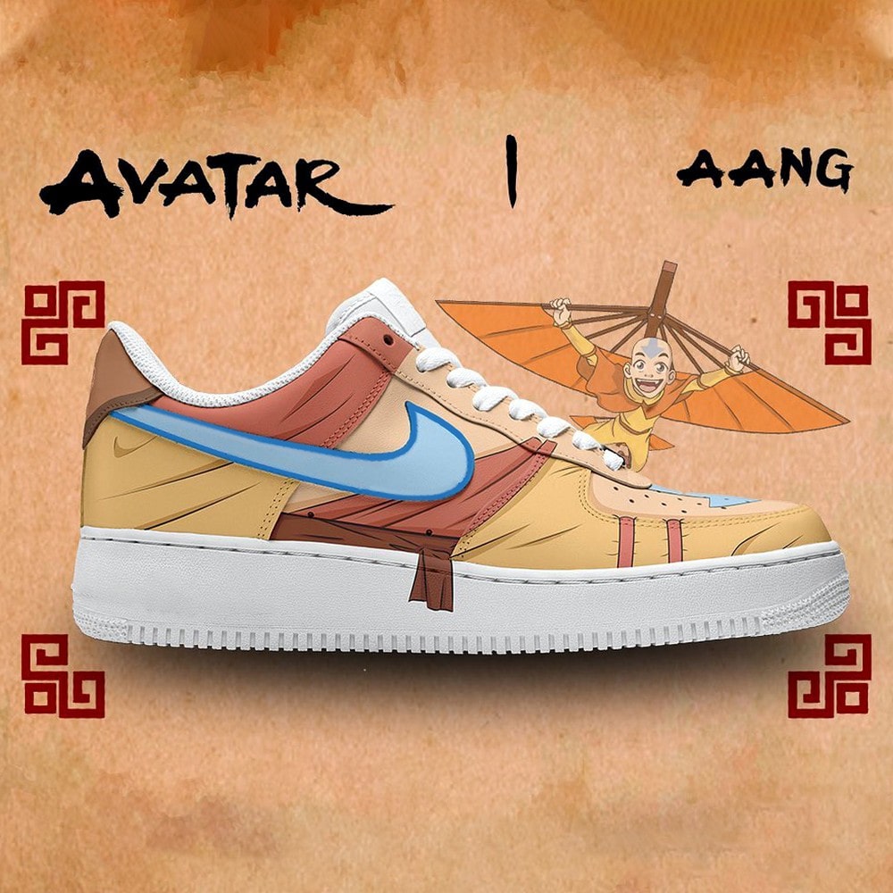 JWFancy Avatar The Last Airbender Air Low-Top Sneakers Shoes For Men And Women