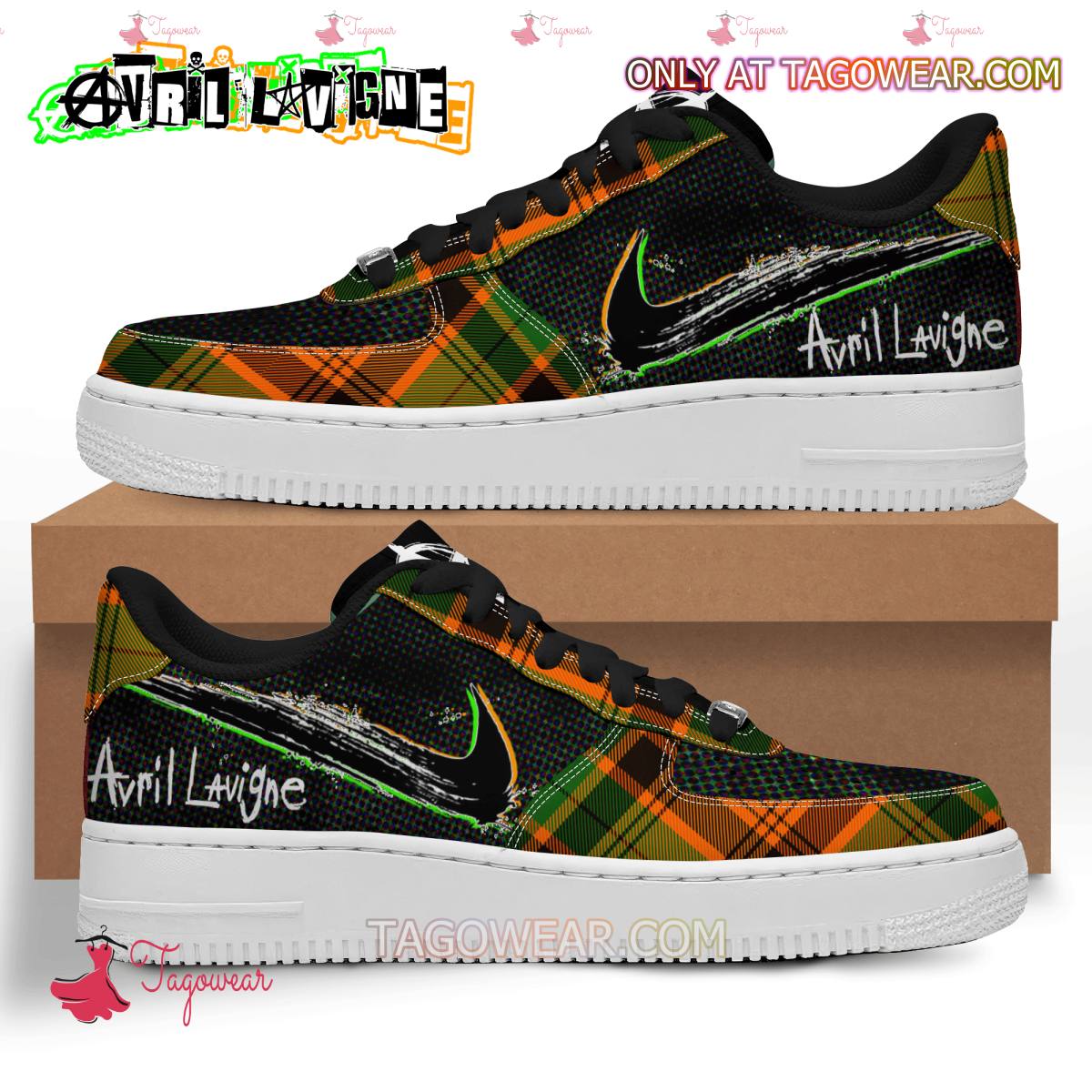 JWFancy Avril Lavigne Air Low-Top Sneakers Shoes For Men And Women