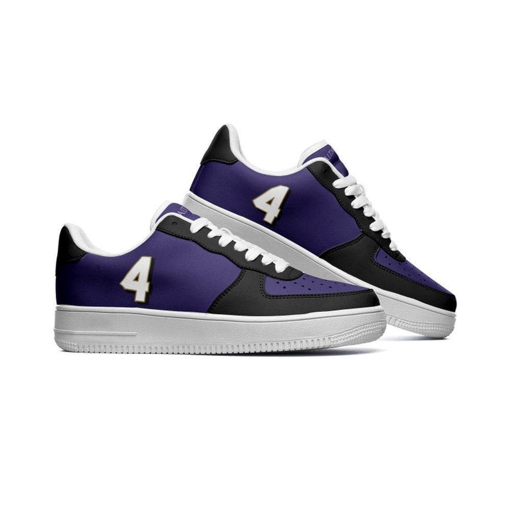 JWFancy Baltimore Ravens Air Low-Top Sneakers Shoes For Men And Women