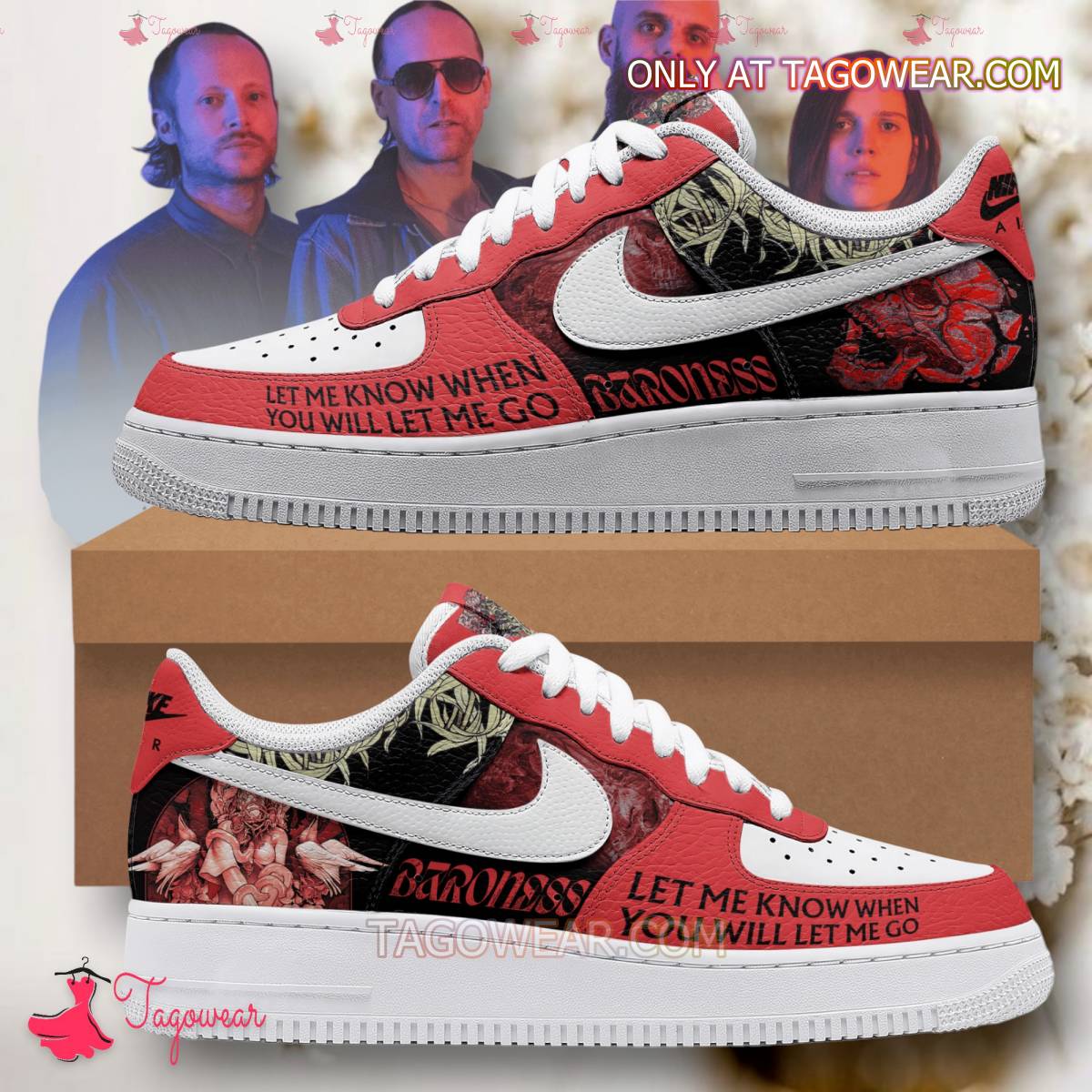 JWFancy Baroness Air Low-Top Sneakers Shoes For Men And Women