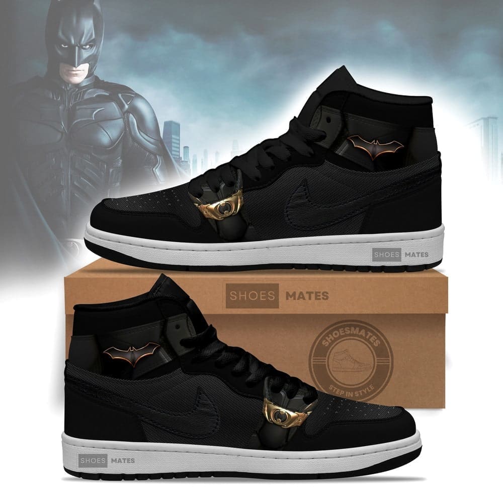 JWFancy Batman AJ1 High Sneakers Shoes For Men And Women