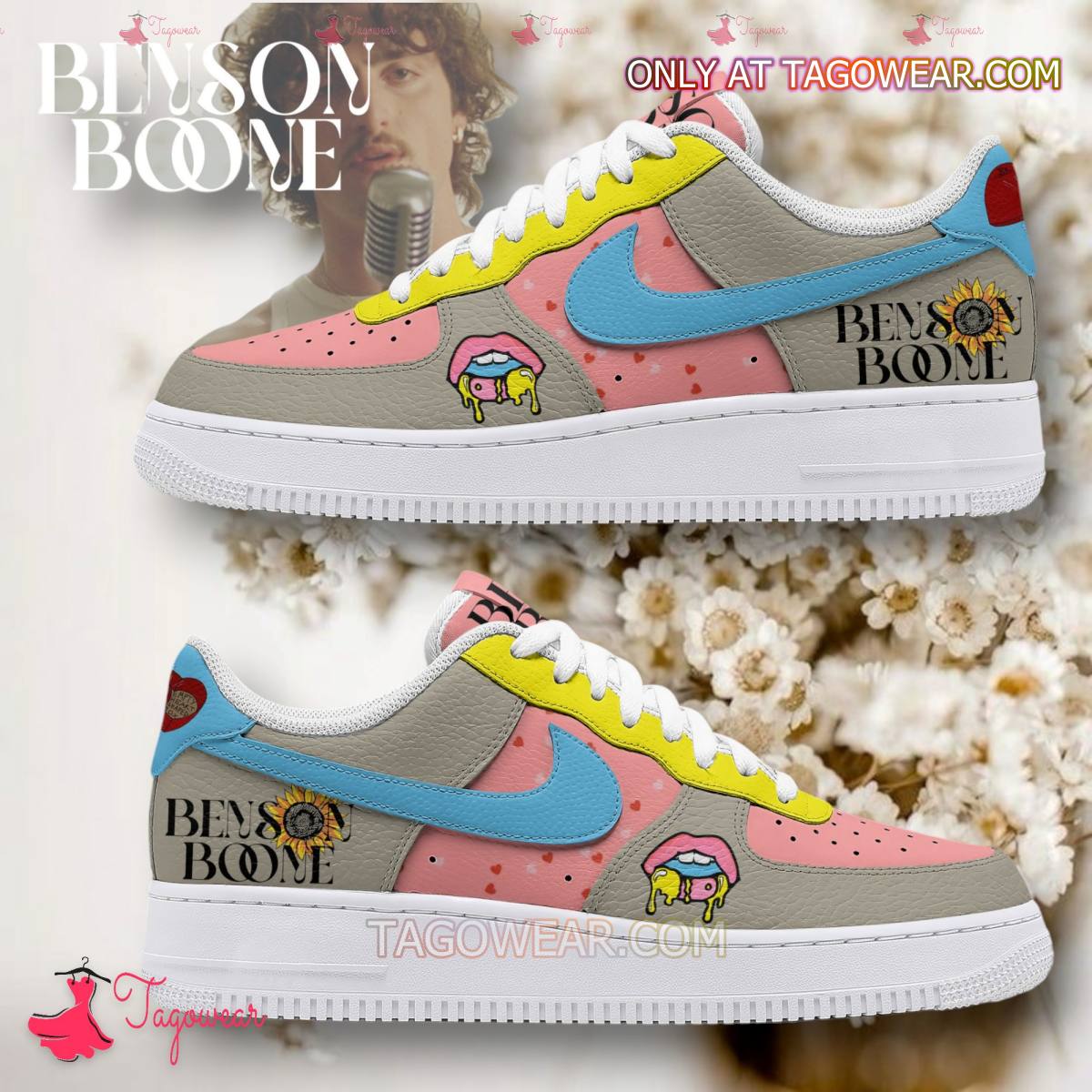 JWFancy Benson Boone Air Low-Top Sneakers Shoes For Men And Women