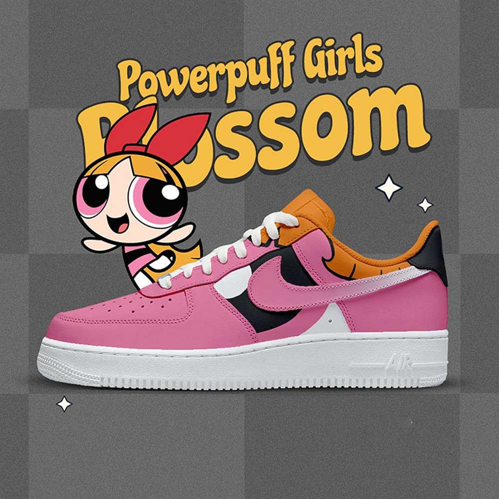 JWFancy Blossom The Powerpuff Girls Air Low-Top Sneakers Shoes For Men And Women