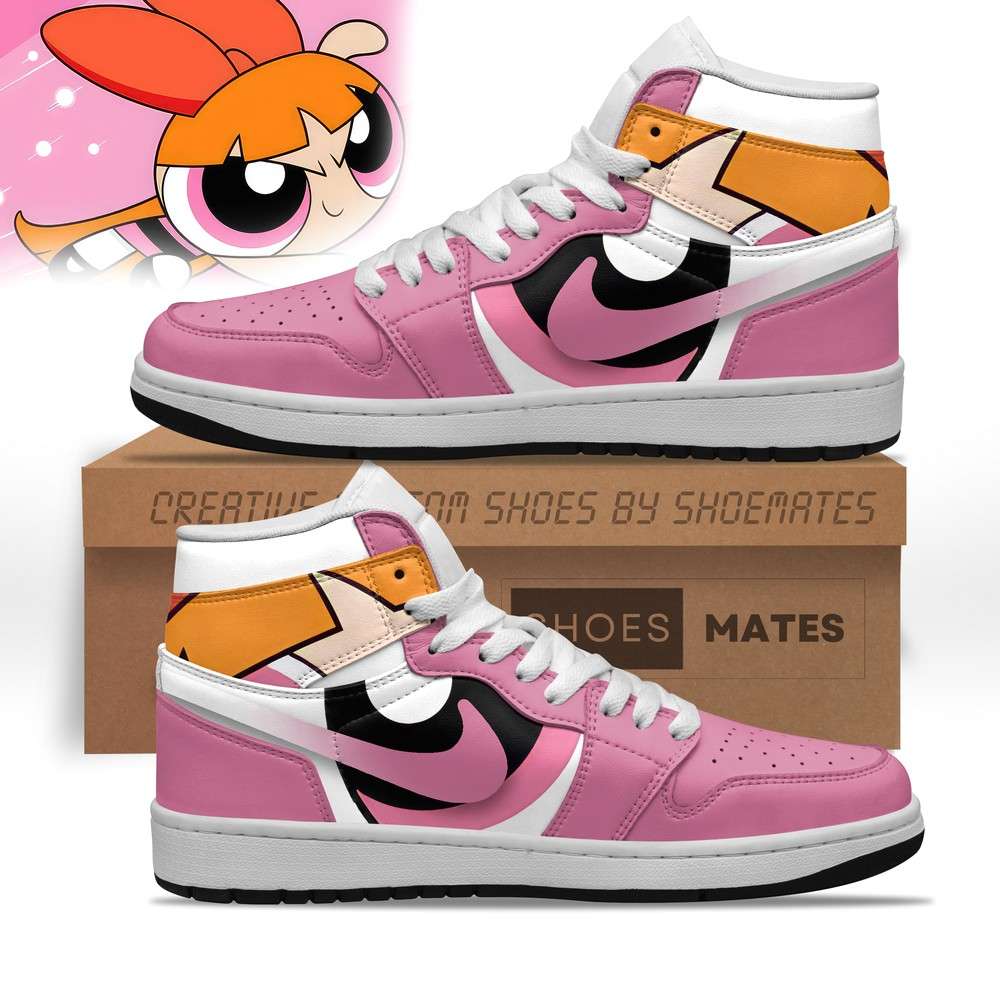 JWFancy Blossom The Powerpuff Girls AJ1 High Sneakers Shoes For Men And Women