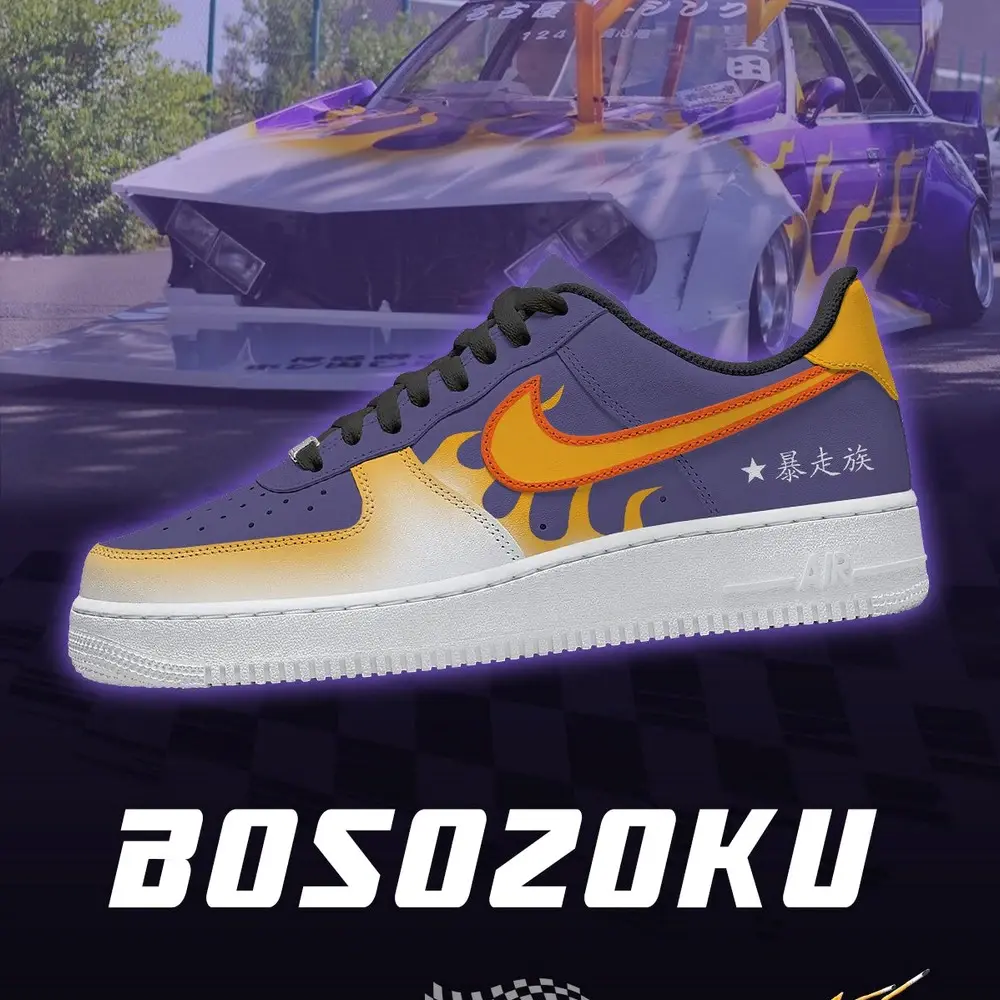 JWFancy Bosozoku Air Low-Top Sneakers Shoes For Men And Women