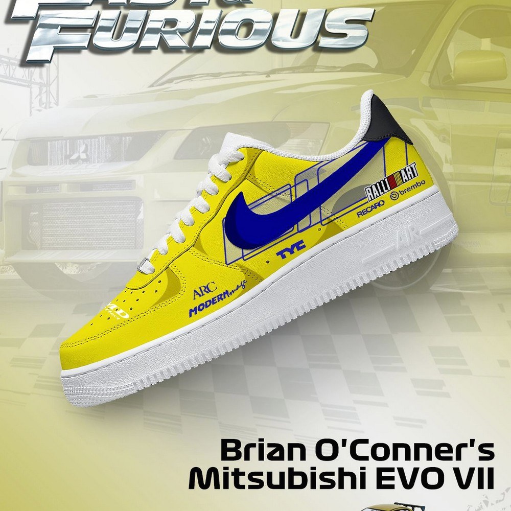 JWFancy Brian O'Conner's EVO VII Air Low-Top Sneakers Shoes For Men And Women