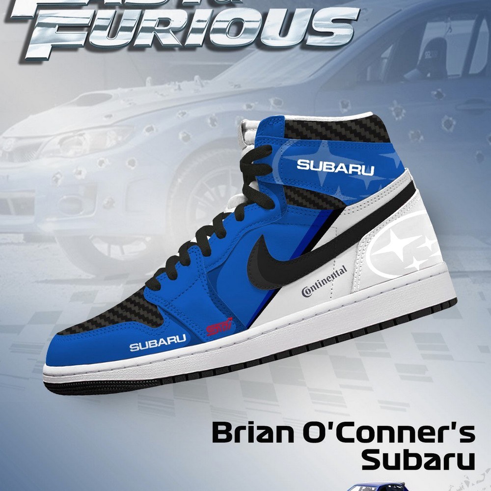 JWFancy Brian O'Conner's Impreza AJ1 High Sneakers Shoes For Men And Women