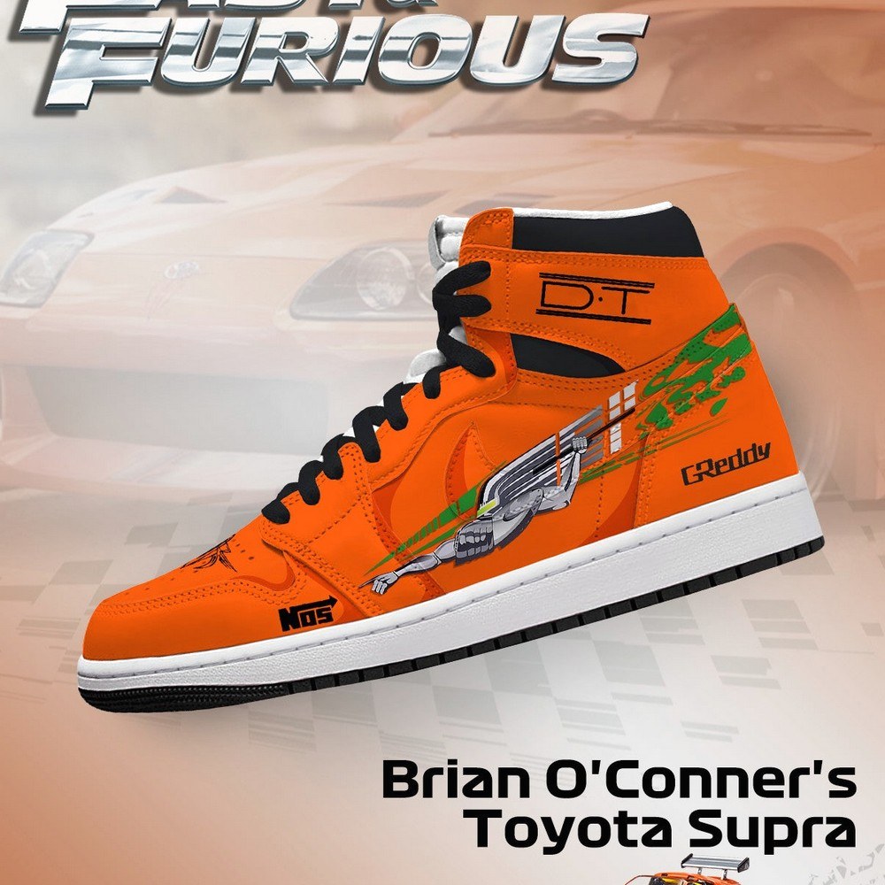 JWFancy Brian O'Conner's Supra AJ1 High Sneakers Shoes For Men And Women