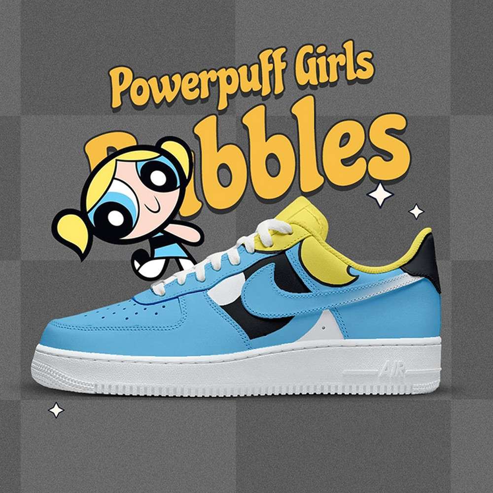 JWFancy Bubbles The Powerpuff Girls Air Low-Top Sneakers Shoes For Men And Women
