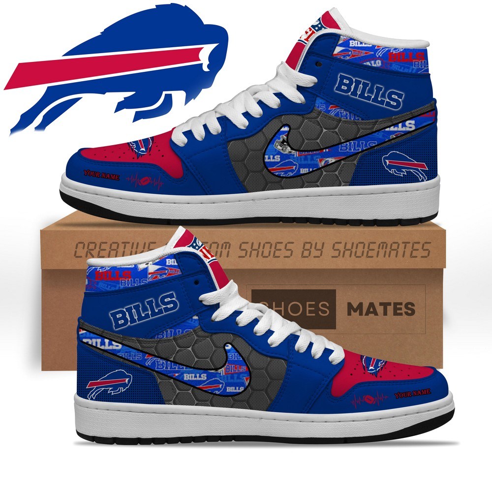 JWFancy Buffalo Bills AJ1 High Sneakers Shoes For Men And Women