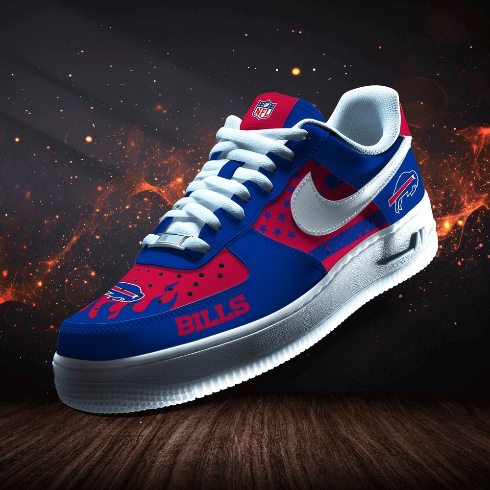 JWFancy Buffalo Bills Version 12 Air Low-Top Sneakers Shoes For Men And Women