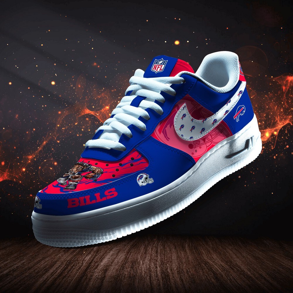 JWFancy Buffalo Bills Version 7 Air Low-Top Sneakers Shoes For Men And Women