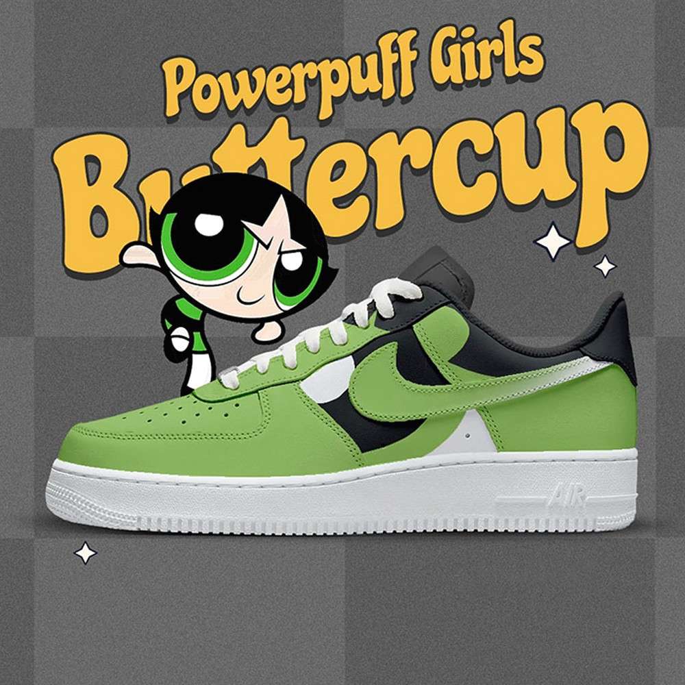 JWFancy Buttercup The Powerpuff Girls Air Low-Top Sneakers Shoes For Men And Women