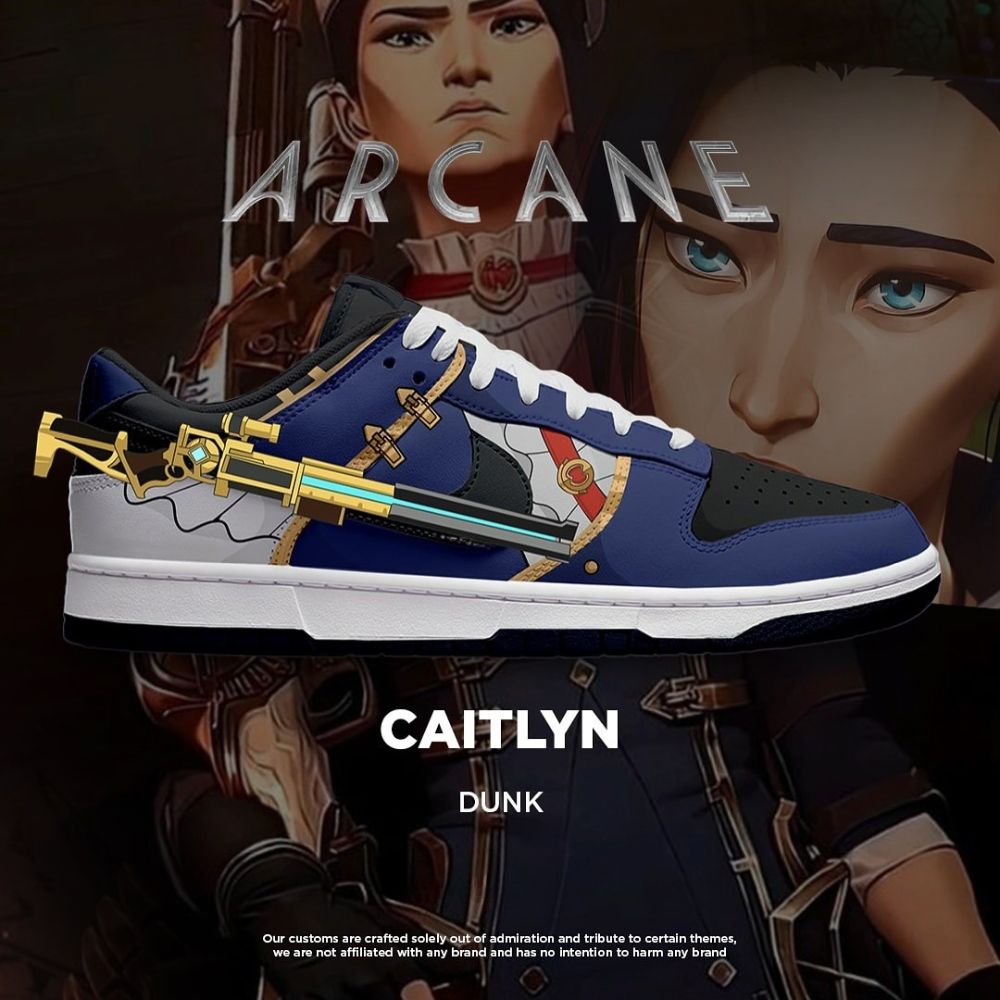 JWFancy Caitlyn Arcane AJ1 Low Sneakers Shoes For Men And Women